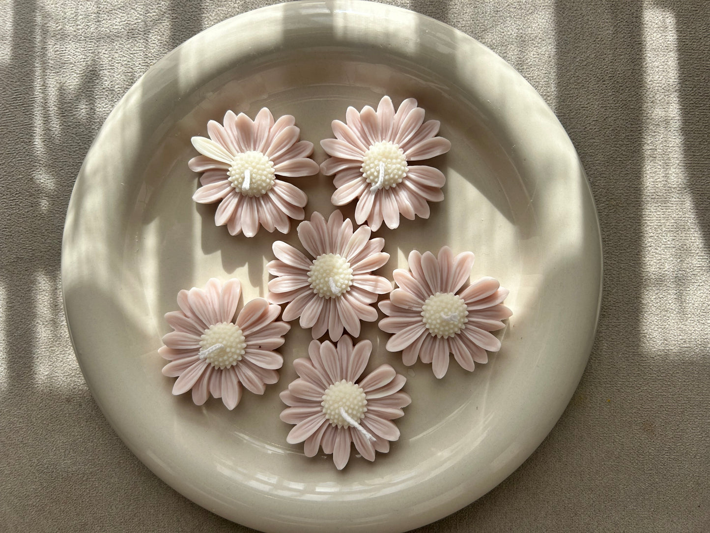 Bougie marguerite sur tige