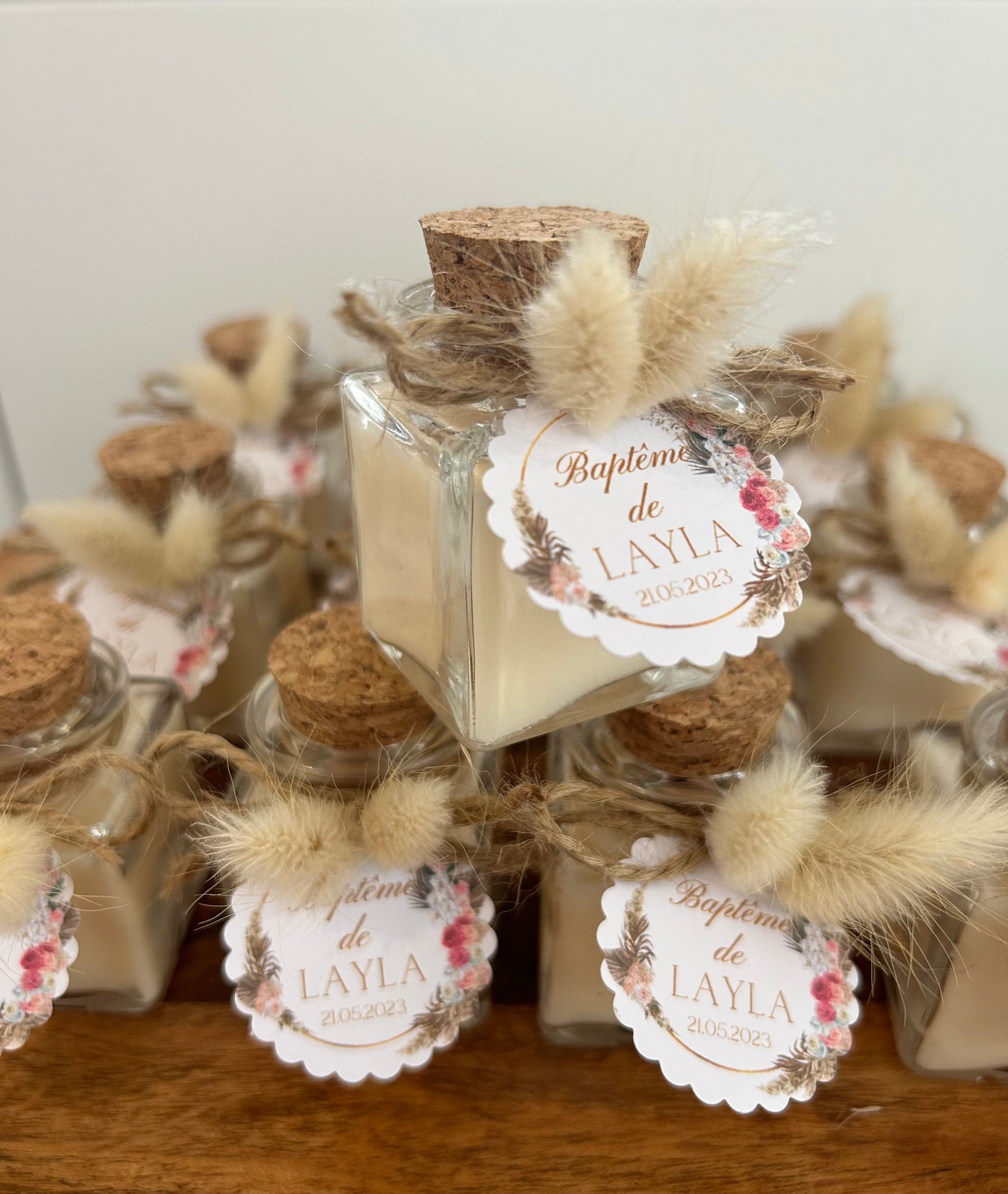 Bougie pot 50 ml Rond ou Carré