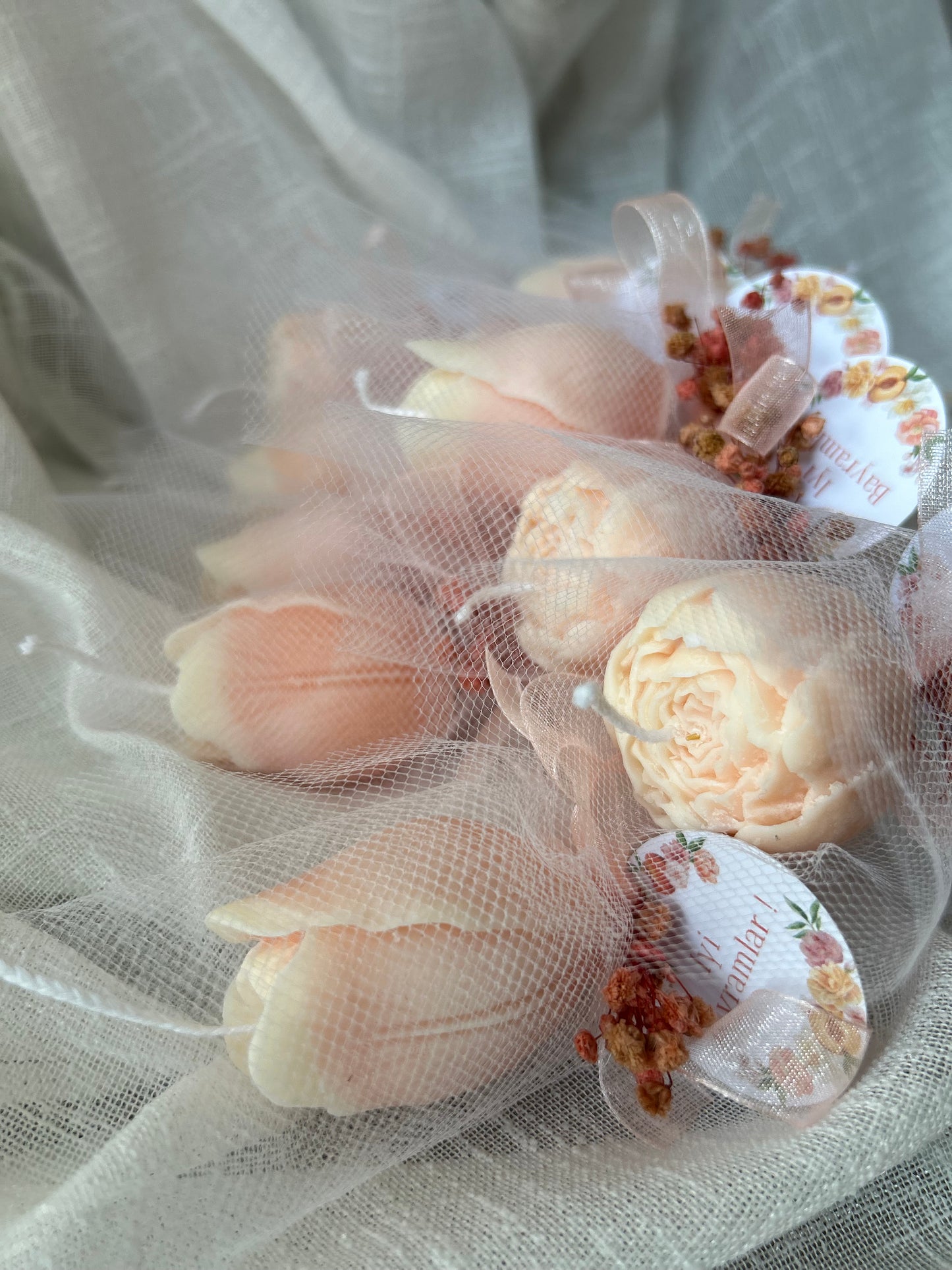 Bougie Fleur sur tige