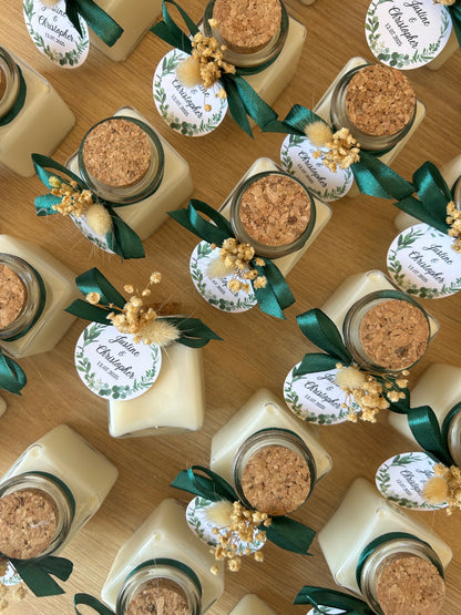 Bougie pot 50 ml Rond ou Carré