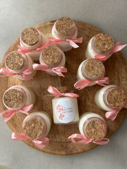 Bougie pot 50 ml Rond ou Carré