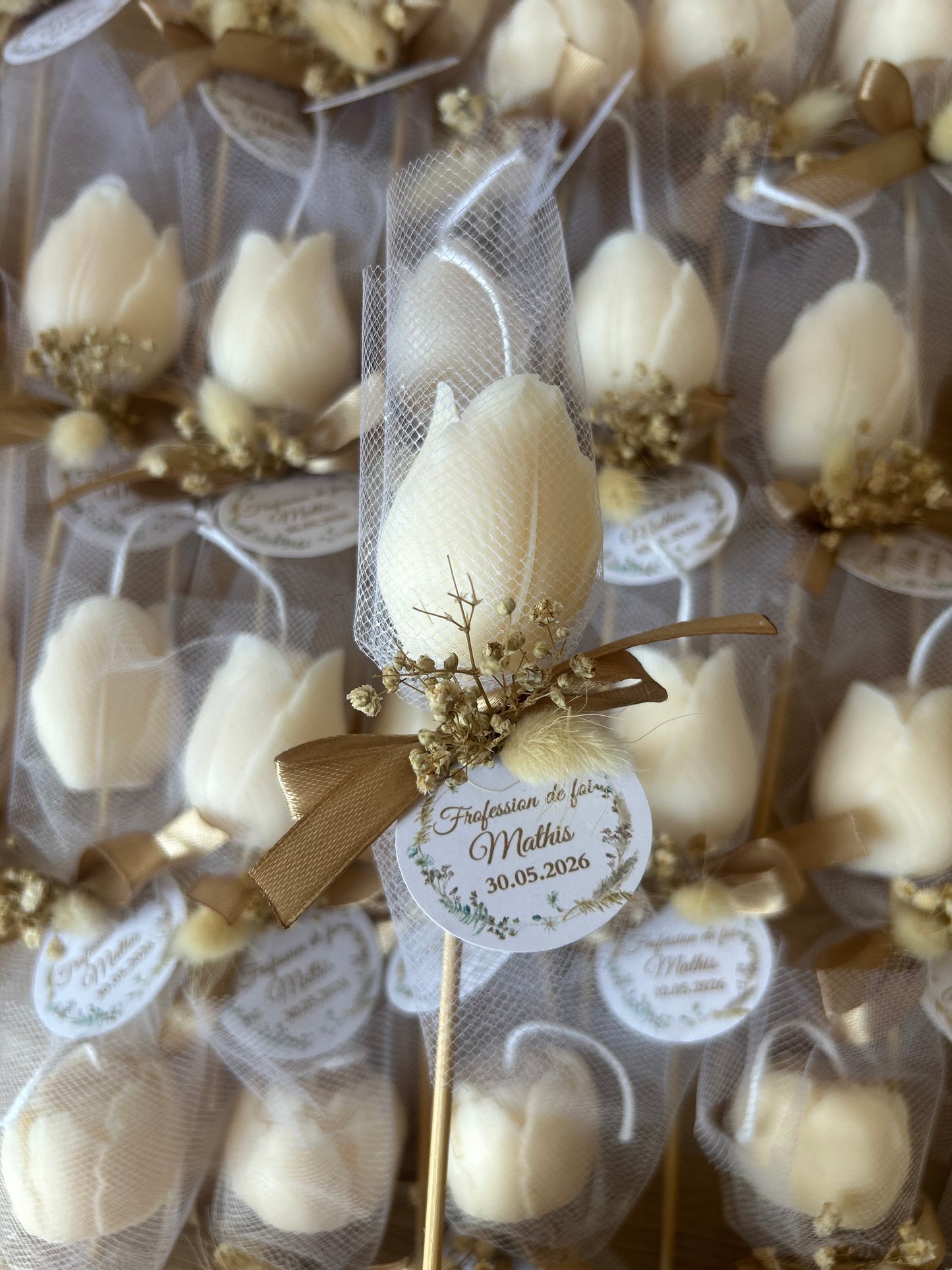 Bougie Fleur sur tige