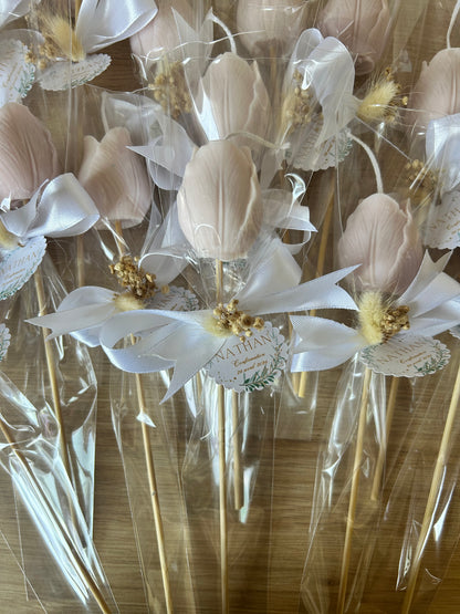 Bougie Fleur sur tige
