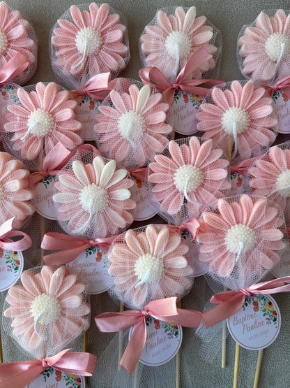 Bougie marguerite sur tige