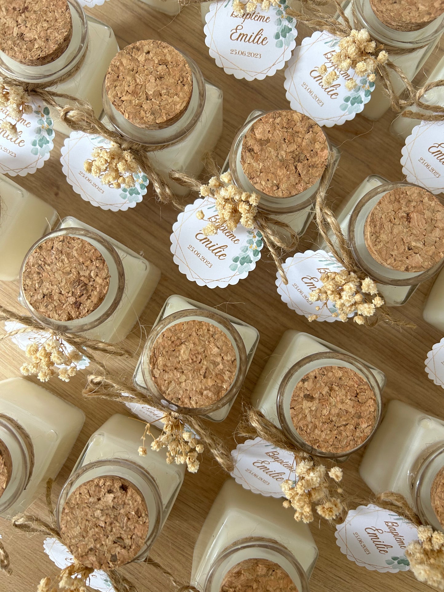 Bougie pot 50 ml Rond ou Carré