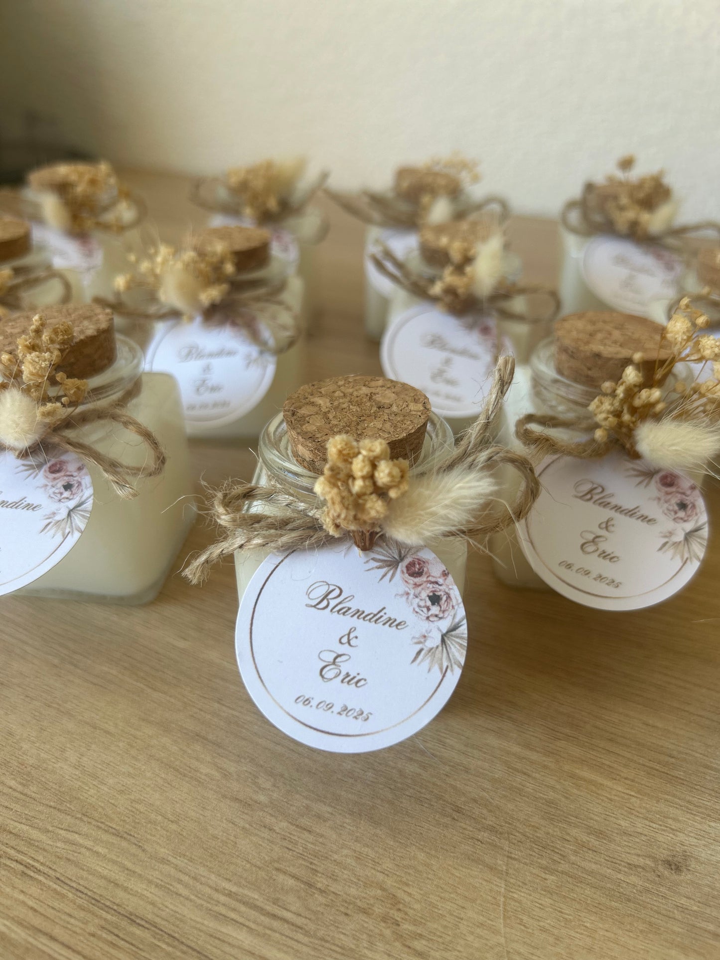 Bougie pot 50 ml Rond ou Carré