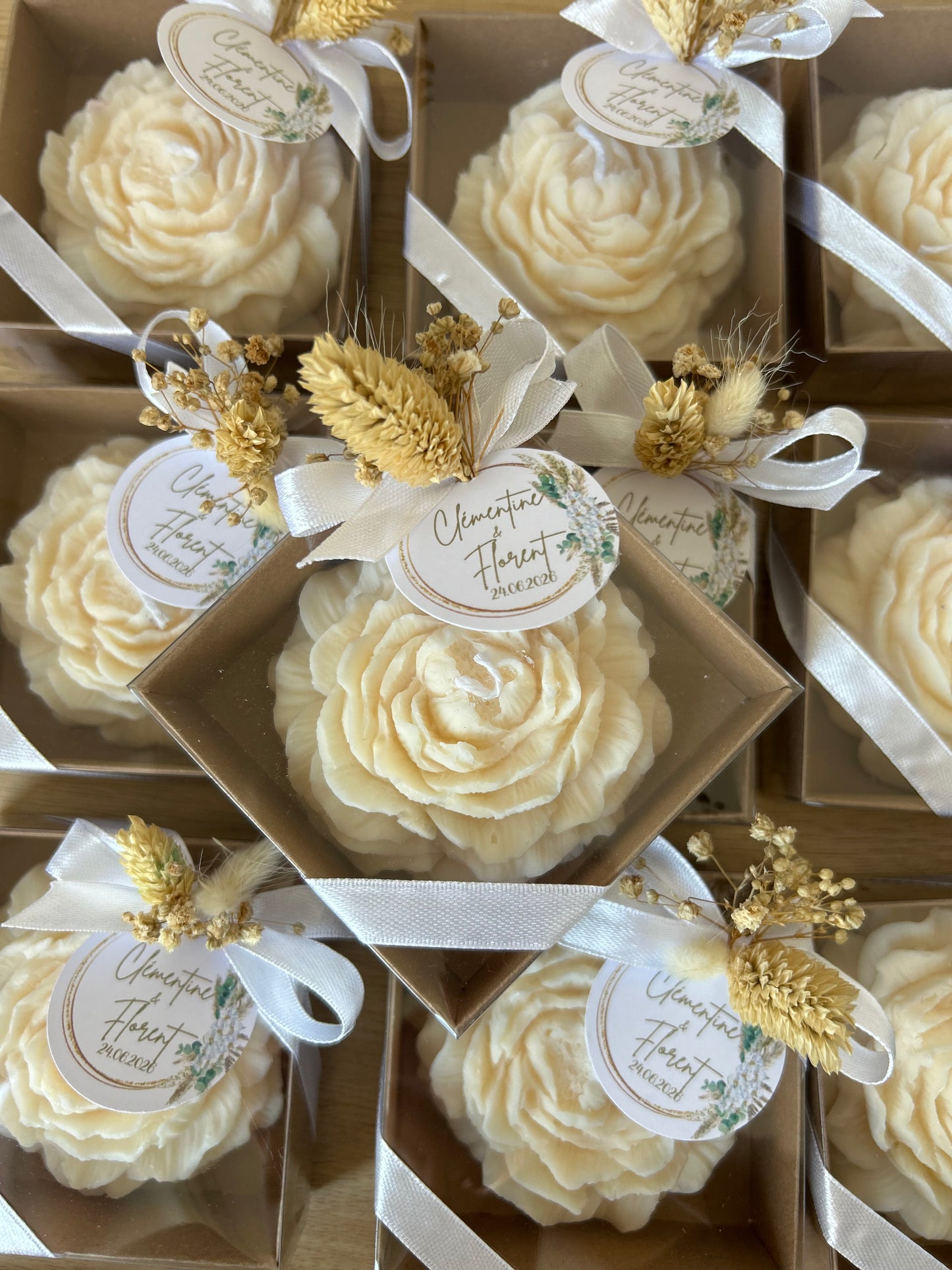Bougie Pivoine en boite