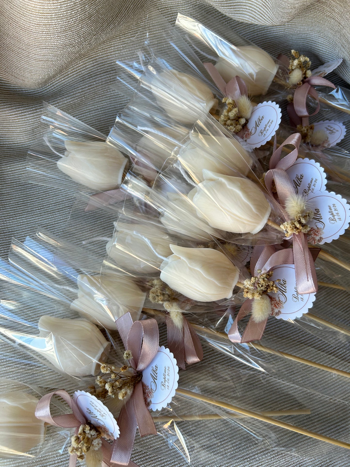 Bougie Fleur sur tige