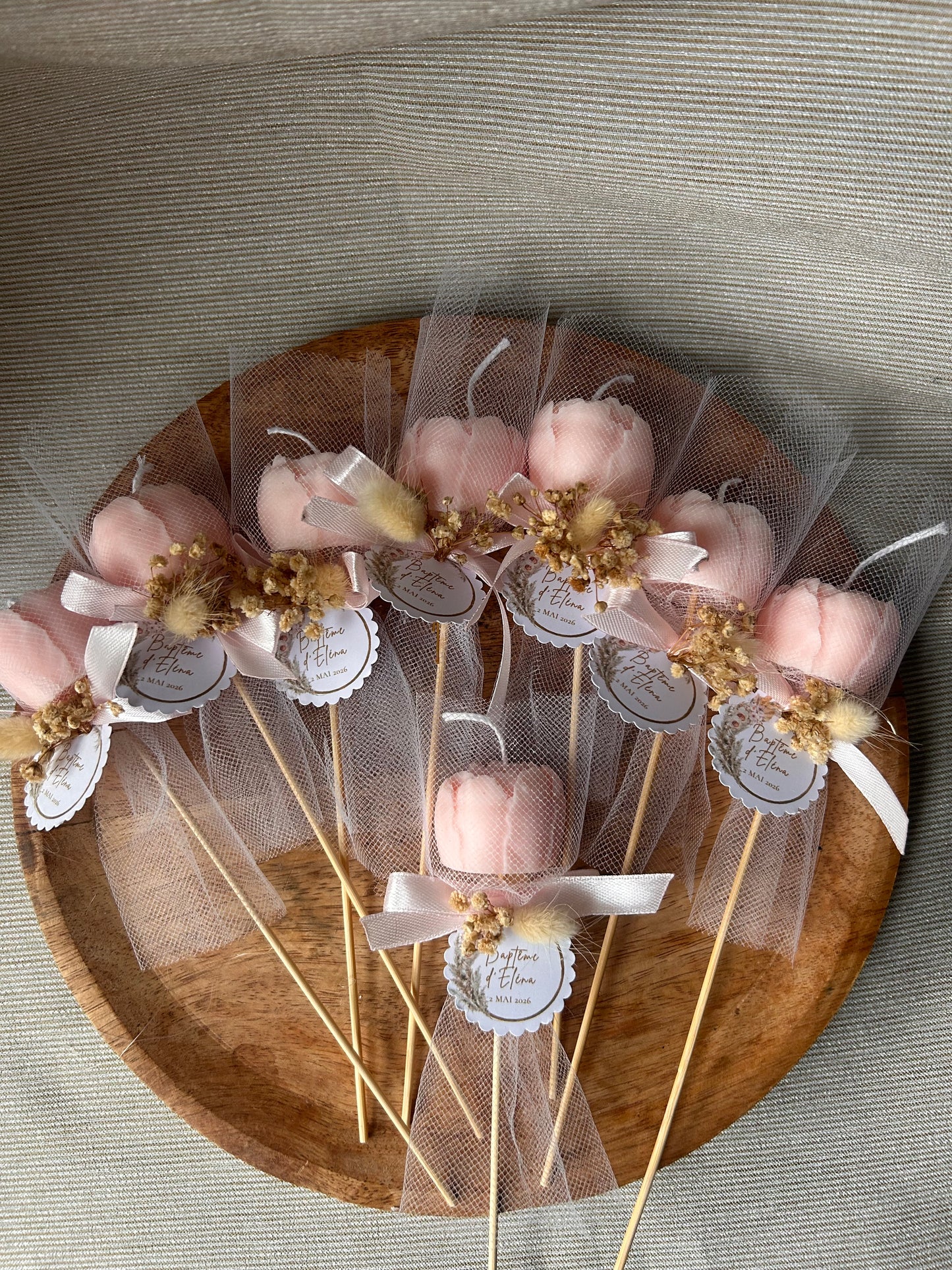 Bougie Fleur sur tige