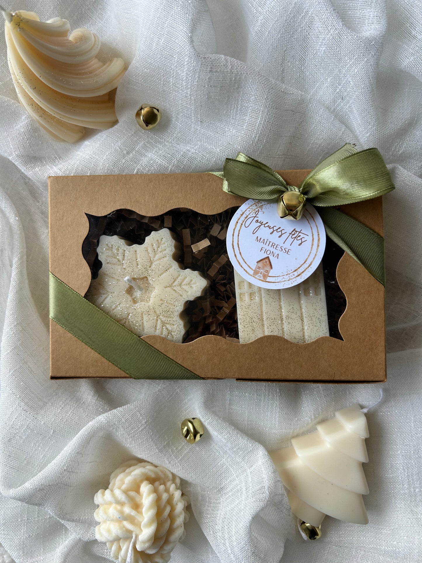 Coffret Noël 2 Bougies