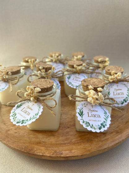 Bougie pot 50 ml Rond ou Carré