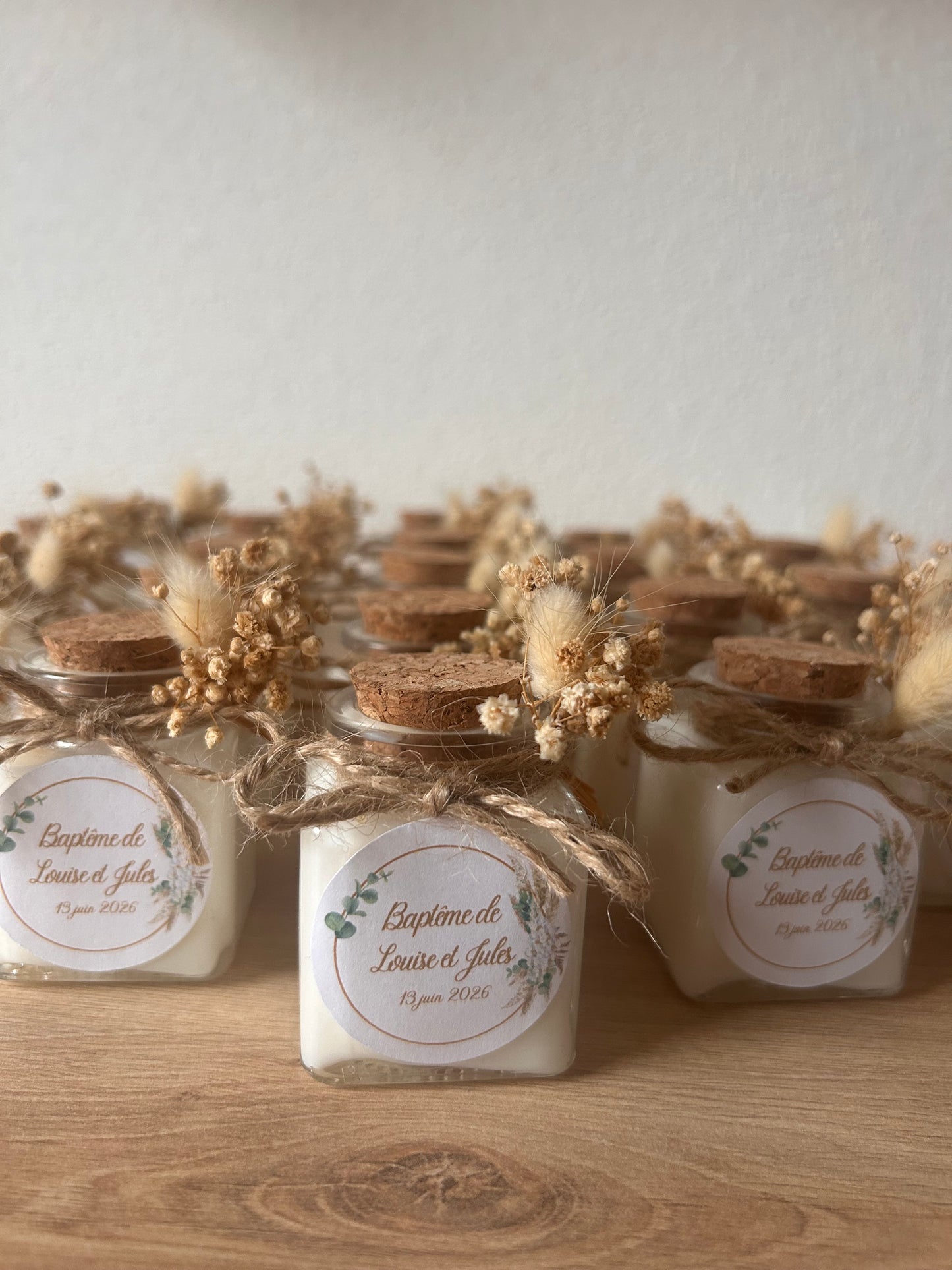 Bougie pot 50 ml Rond ou Carré