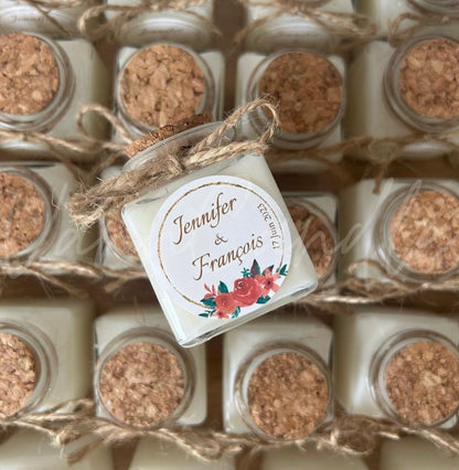 Bougie artisanale française personnalisable 50 ml