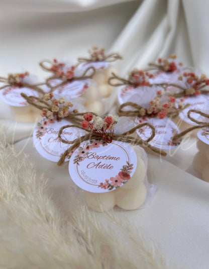 Bougie Bubble artisanale personnalisée pour mariage et événement – VannCandle