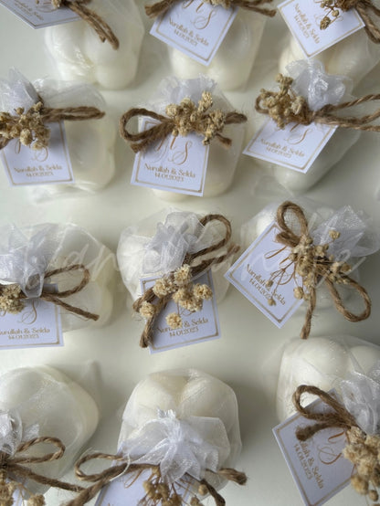 Bougie Bubble artisanale en cire végétale