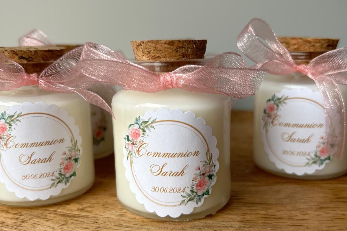 Bougie décorative 50 ml avec bouchon en liège